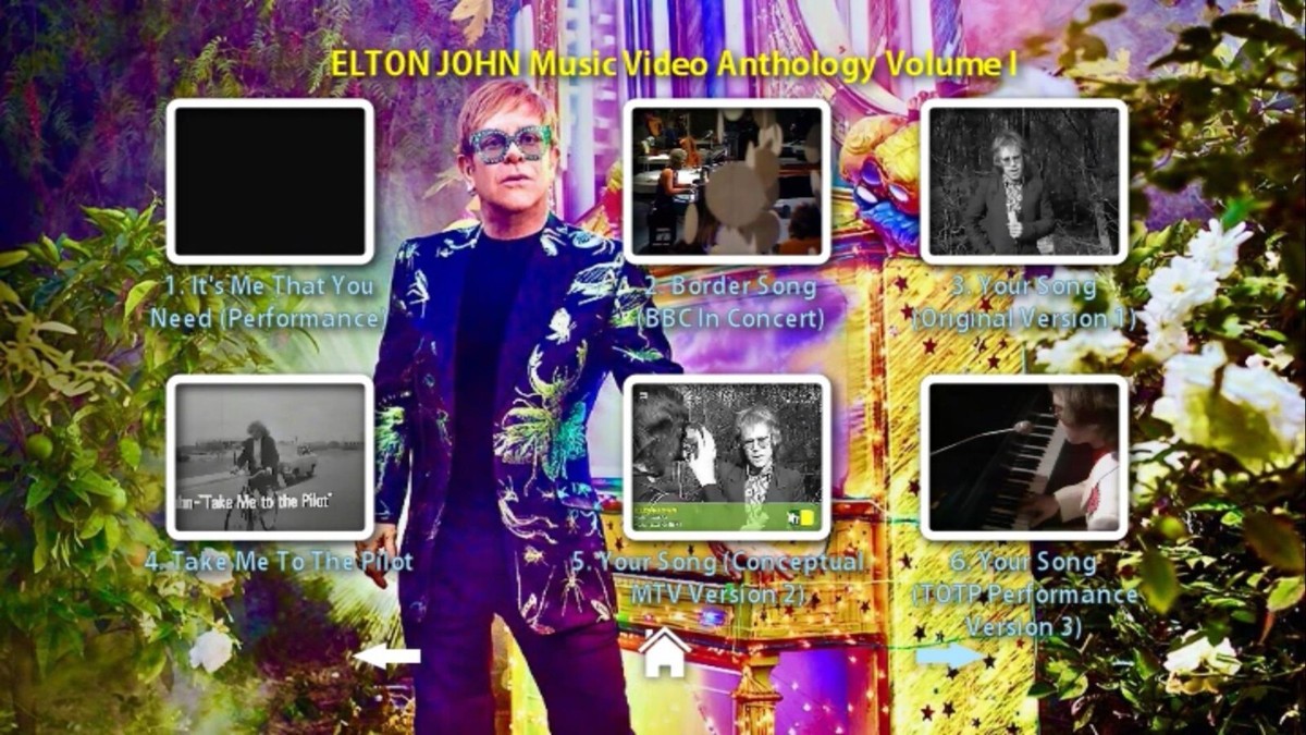 ELTON JOHN The Music Video Anthology 1969 to 2021 7 DVD Set