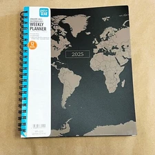 Pen+Gear 2025 Monthly Weekly Planner Large 9" x 11" With Sticker Page NEW