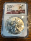 2021 American 1oz .999 Silver Eagle Type 1 First Release PCGS MS70