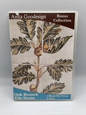 ANITA GOODESIGN OAK BRANCH TILE SCENE EMBROIDERY DESIGN CD-ROM