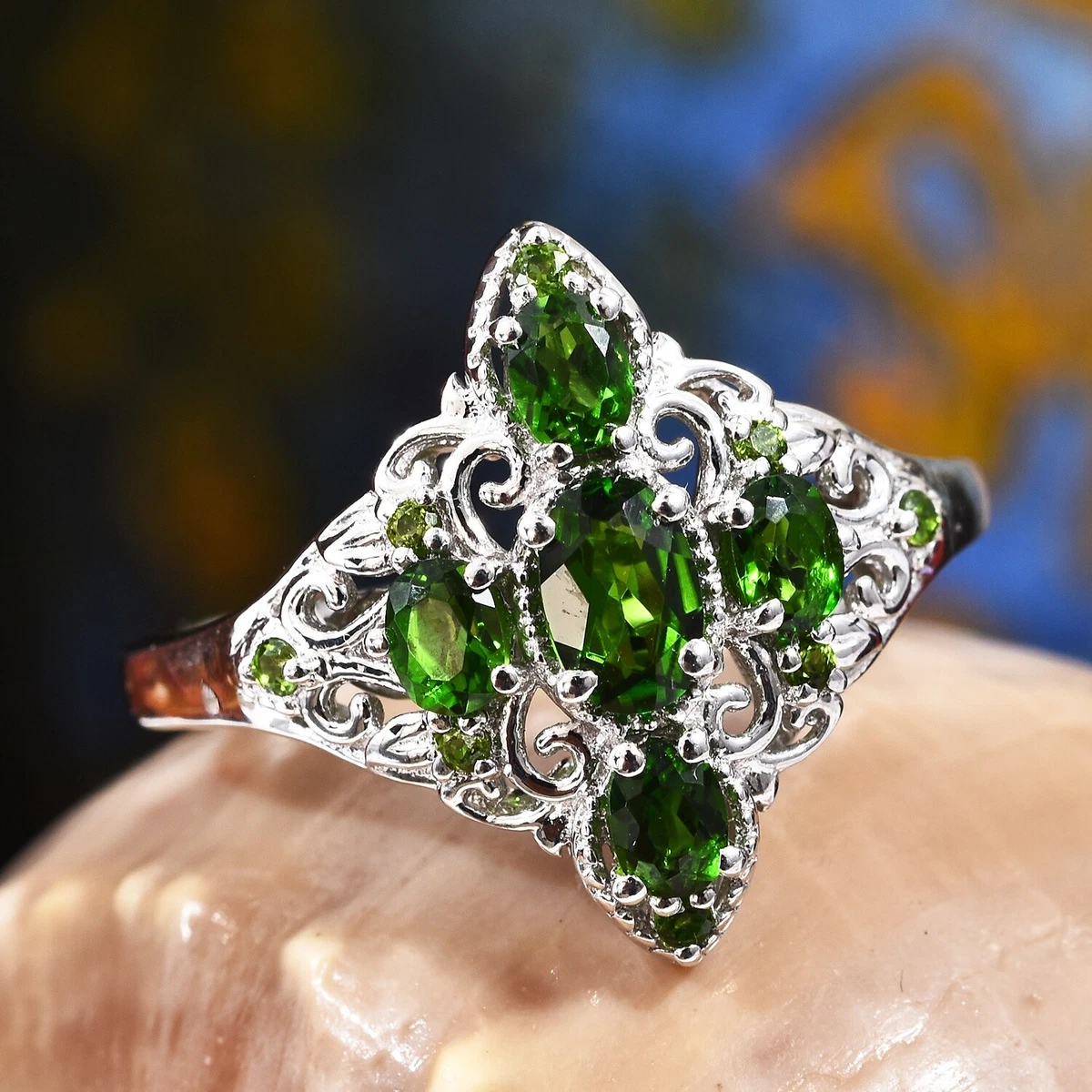 Russian diopside rings sale