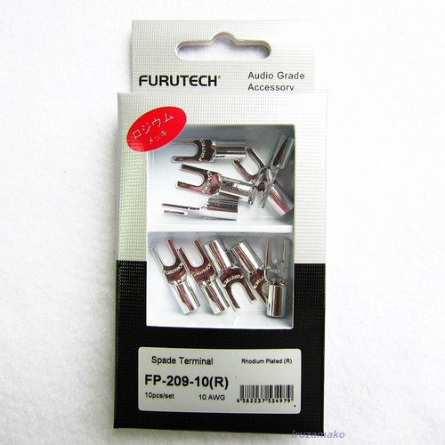 FP-209-10 (R) Oficial FURUTECH Terminal de lengüeta y (10 piezas) / Enchapado en rodio - Imagen 3 de 3