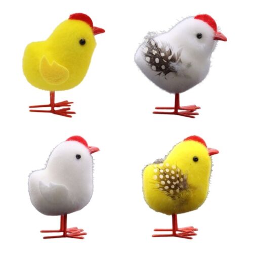 Cute Easter Holiday Chicken Toy Chick Yellow Figurine Toy for Kids - Picture 1 of 12