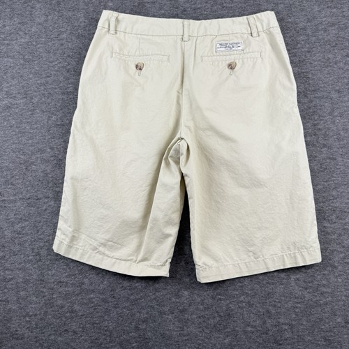 Polo Ralph Lauren Chino Shorts Khaki Beige Flatfront Size Boys’ 18 100% Cotton - Picture 8 of 8