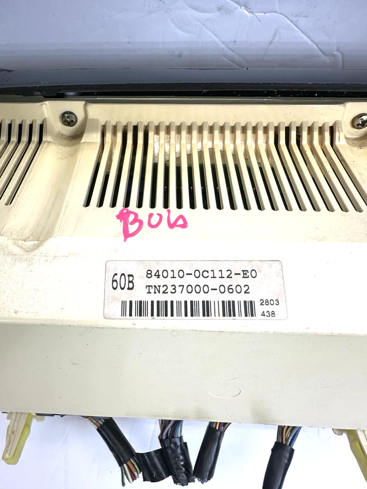 01-07 Sequoia 00-06 Tundra Climate Control Panel ATC OEM 84010-0C112-E0 Foto 3 de 4