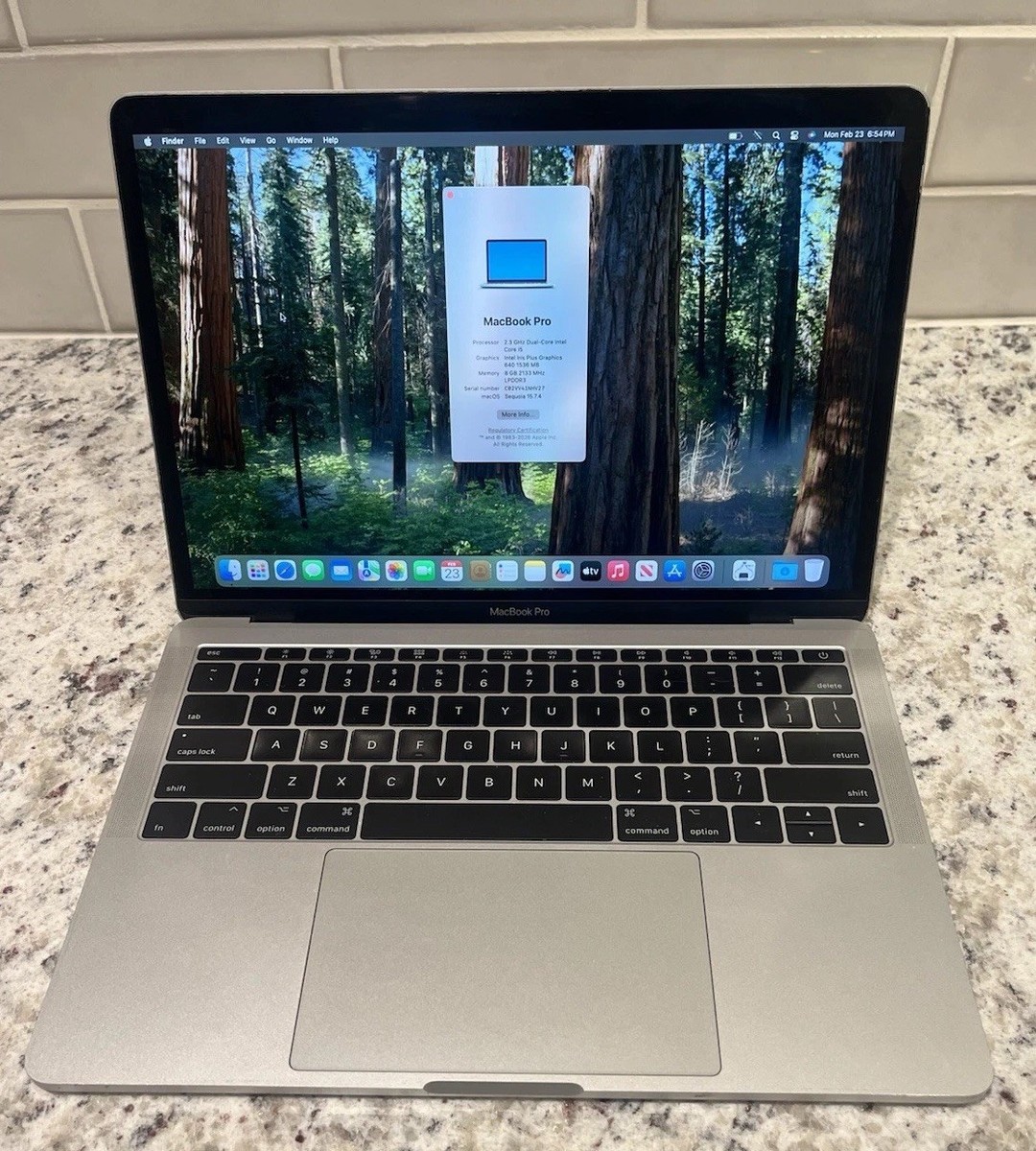 Apple MacBook Pro (2017) i5-7360U 8GB RAM 128GB SSD 13.3