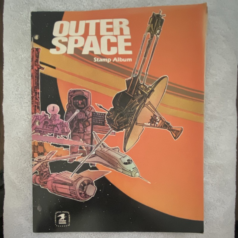 United States Postal Service Outer Space Stamp Album MPN 2 . All stamps included