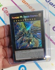 YU-GI-OH NUMERO 99 DRAGO UTOPICO SECRET RARE NUOVA NECH-IT099 ITA 1a ed.