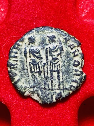 Honorius AE Nummus Antiochia AD 408-423, GLORIA ROMANORVM, EXTREM RARE MINT, XF - Bild 14 von 16