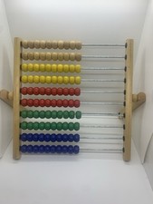 IKEA Abacus 1999 Wooden Bead For Home or Classroom 