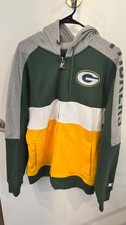 Packers Starter zip up hoodie XL New With Tags, great color combo Green Bay NFL