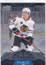 2023/24 UD..KEVIN KORCHINSKI..BLACK DIAMOND..ROOKIE GEMS..DOUBLE..# BD-24