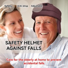 Elderly Anti-Fall Helmet, Soft Adjustable Safety Hat Cap for Head Protection