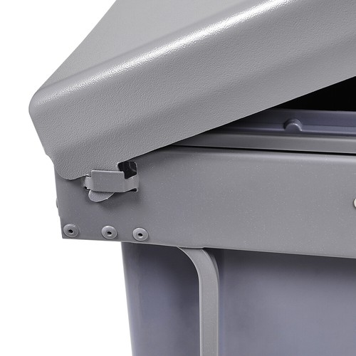 Hidden Kitchen Trash Bin 40L Pull Out Waste Recycle Cabinet with Soft Close - Picture 11 of 14