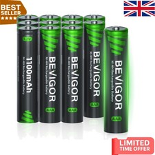 Reliable 12 AAA Nickel-Metal Hydride Batteries - 1100mAh, 1500 Cycles, Safe Use 17.99 per battery