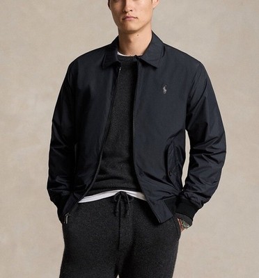 $198 Polo Ralph Lauren Men's Performance Windbreaker Jacket, Black