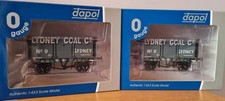 Dapol O Gauge 7F-072-002 7 Plank Open Wagon Lydney Coal No9, New