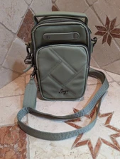 Lug Skeeter Mini SE Satin Luxe north South crossbody sage green 