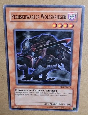 Yu-Gi-Oh RDS-DE026 Pechschwarzer Wolfskrieger aus Rise of Destiny