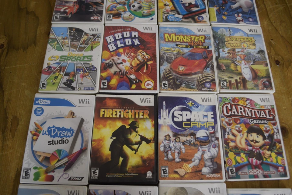 Nintendo Wii Game Lot 16 Games Rayman Sports Racing Party Deca ProStreet Tested - Image 3 of 4