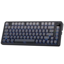 Redragon K673 GB 75 Wireless Gasket RGB Gaming Keyboard, 3-Modes 81 Keys PBT ...