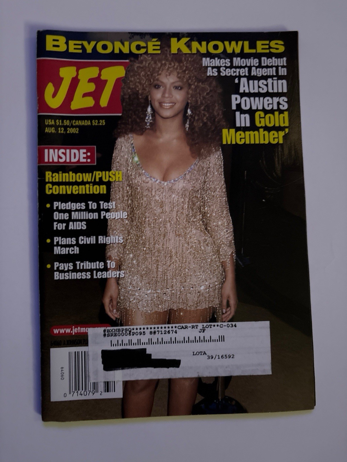 2002 August 12 JET Magazine, Beyoncé Knowles in 