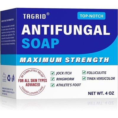 Tagrid Antifungal 1 soap, Oatmeal Tea Tree, Jock Itch, Ringworm Fungal Acne