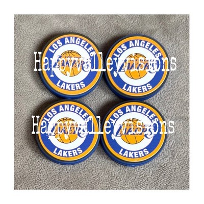 4 Piece LOS ANGELES Basketball Team Silicone Focal Beads DIY Jewelry Pens