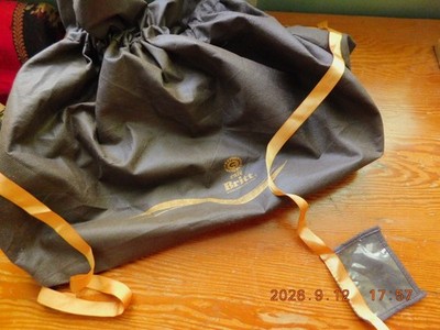 CAFE BRITT  reserve coffee promotional brown polyester oversized drawstring bag