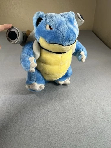 Vintage Pokémon BLASTOISE Plush Toy Doll Play By Play 1999 Nintendo Rare 15”