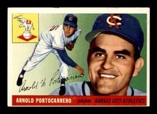 1955 Topps #77 Arnie Portocarrero EX/EX+ X2768825