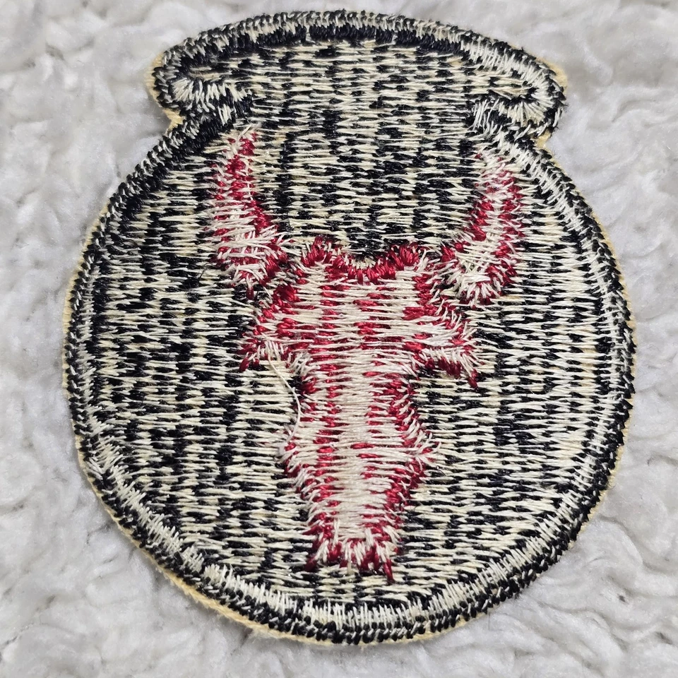 34th Infantry Division Patch Full Color Round Uniform Western Biker Applique - Image 3 of 3