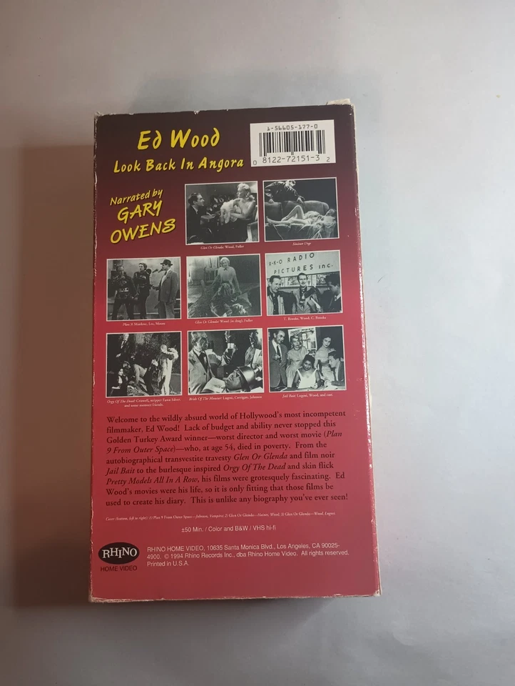 Look Back in Angora (VHS, 1994) - Image 2 of 3