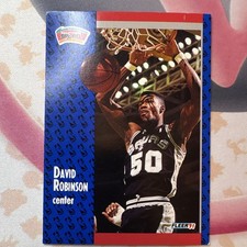 Fleer 1991-92 Base Set David Robinson #187 San Antonio Spurs NBA Card