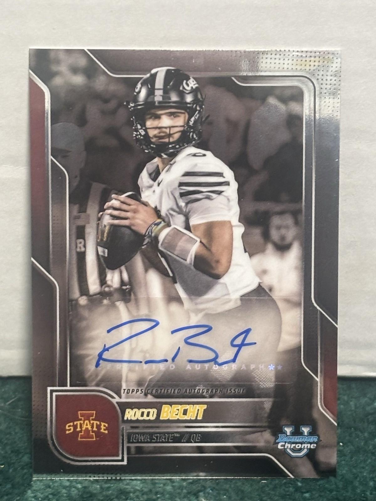 2025 Bowman U Chrome Prospect Rocco Becht #BCA-RB Auto