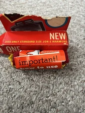 Vintage JON-E REPLACEMENT BURNER AND FELT BAG - Standard Size - New