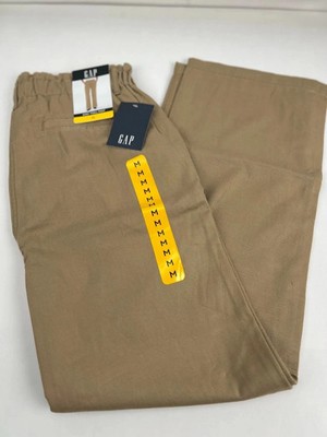 GAP Easy Twill Pants Adult Size Medium Light Brown New with Tags