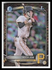 2025 Bowman Chrome Prospects Reptilian Refractors #BCP41 Mitch Jebb