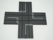 AURORA TJET 9" 90° 2-LANE 4-WAY INTERSECTION ~ 1 PC ~ VN COND ~ CLEAN 3