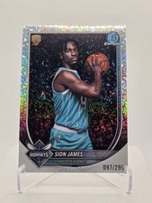 2025-26 Bowman Chrome Basketball #BCV-33 Sion James RC Speckle Refractor 097/299