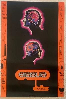 Erasure 1991 Promo Poster Chorus Sire Records A - Image 1 of 2