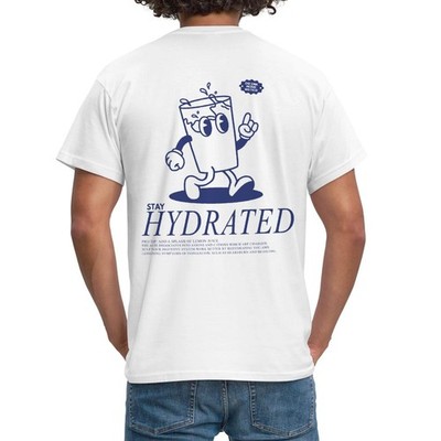 Stay Hydrated Lustiges Glas Männer T-Shirt