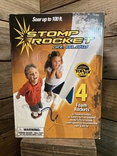 Stomp Rocket Jr. Glow Kit Toy With 4 Foam Rockets