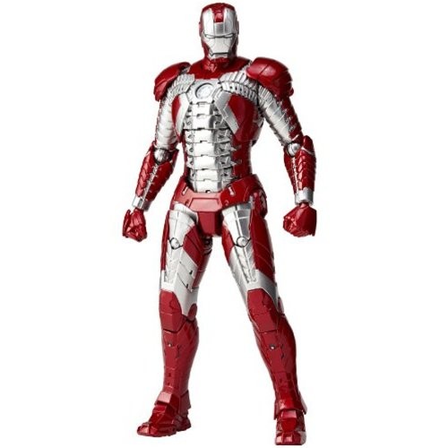 SCI-FI Revoltech 041 Iron Man 2 Mark 5 Non-scale ABS PVC Painted Action Figure - Picture 2 of 5
