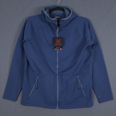 Vertx Hardside Hoody Jacket Mens Large Open Water Blue Full Zip Softshell Hoodie