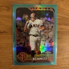 2024 Topps Chrome #220 Casey Schmitt Aqua Refractors #/199