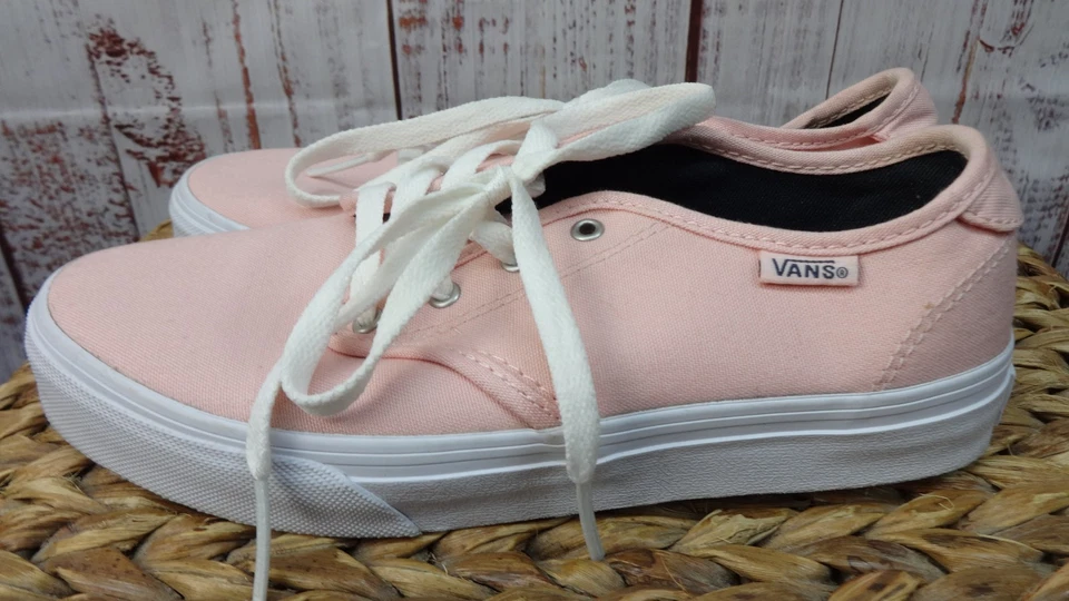 Zapatillas bajas de lona VANS Off the Wall Missy talla 4 rosa pálido Old Skool en muy buen estado Foto 2 de 4