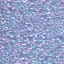 Transparent Pale Blue AB Miyuki Magatama Beads 4mm MA4-2135-TB 