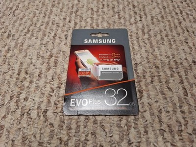 SAMSUNG EVO Plus 32GB MicroSD Micro SDHC UHS I Memory Card w/ SD Adapter