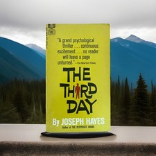 The Third Day By Joseph Hayes 1964 Vintage Fawcett Paperback Thriller